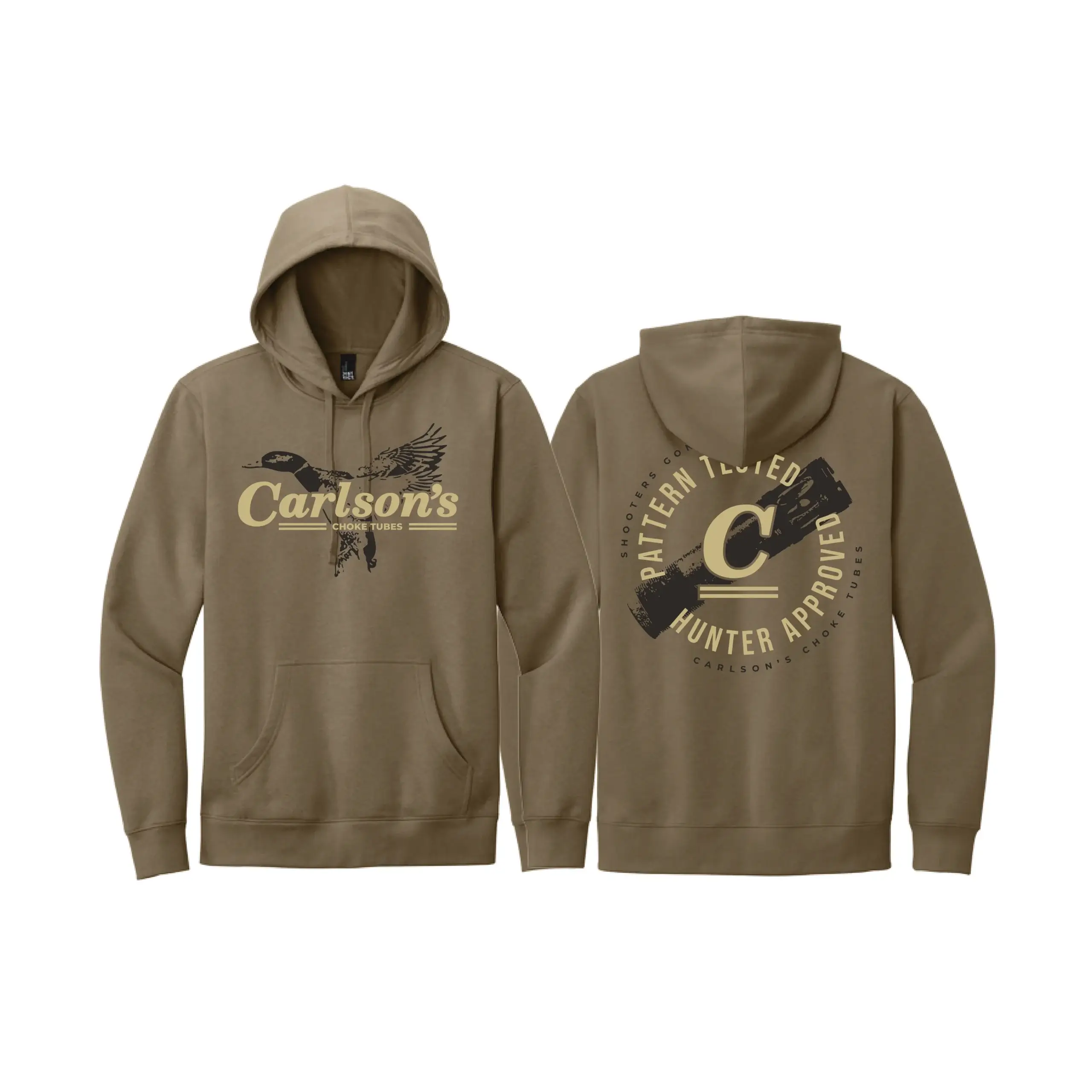Carlsons Pattern Tested Hoodie - Duck Brown