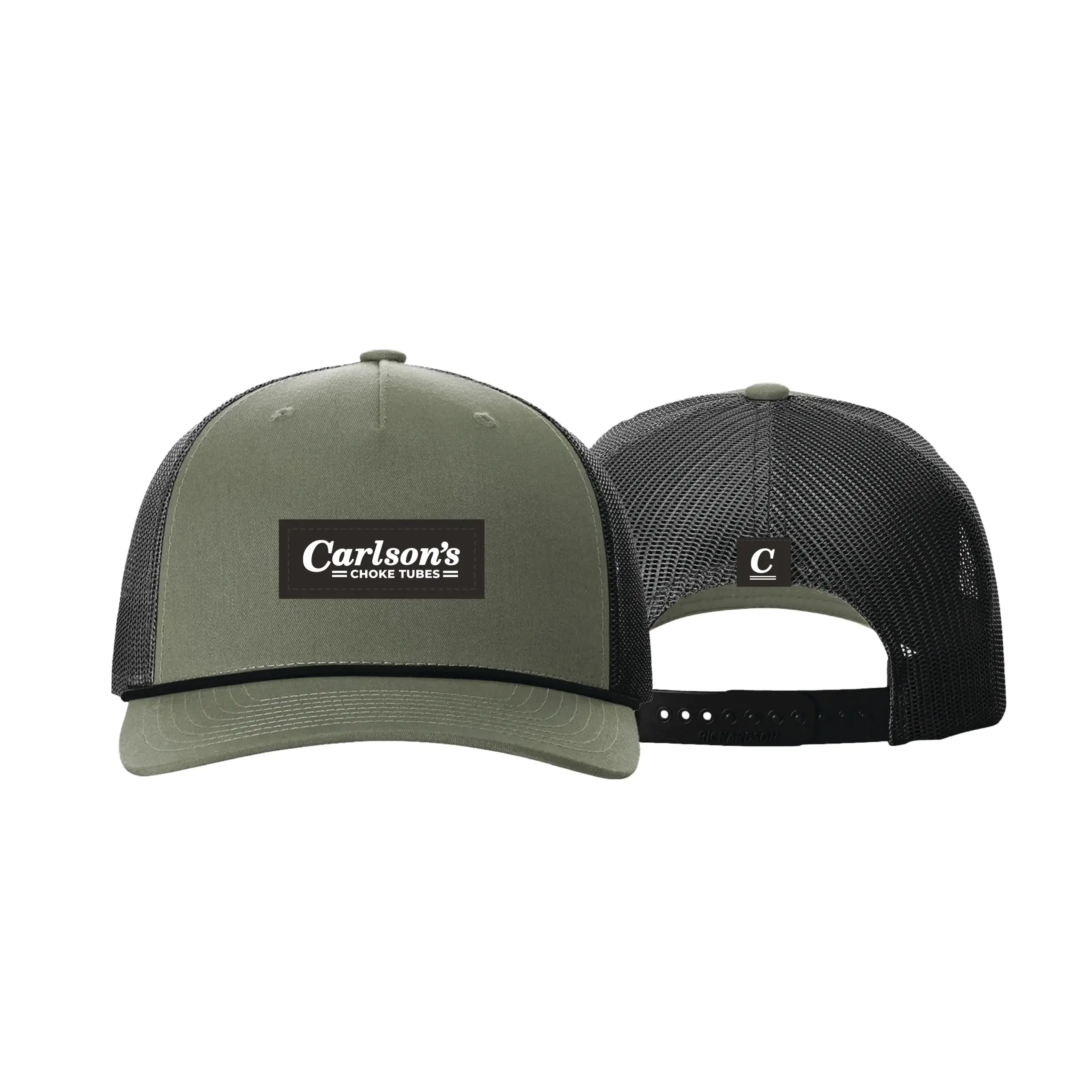 Snapback Rope Hat - Olive Green