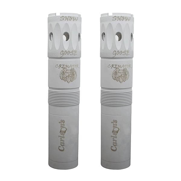 CARLSON'S Choke Tubes 12 Gauge Compatible for Benelli Crio Plus [ 2 Pack | Mid & Long Range ] Triple Shot Technology (TST) | Stainless Steel | Cremator Ported Snow Goose Choke Tube | Made in USA
