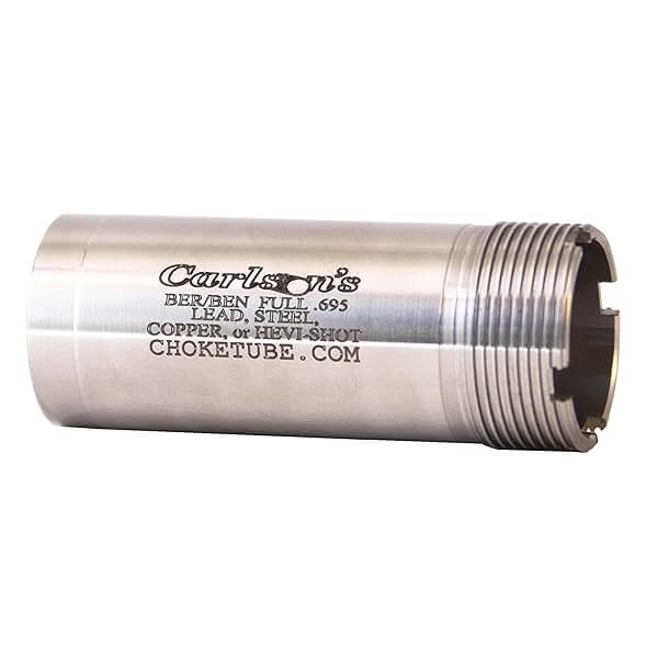 CARLSON'S Choke Tubes 12 Gauge Compatible for Beretta Benelli Mobil [ Full | 0.695 Diameter ] Stainless Steel | Flush Mount Replacement Choke Tube | Made in USA