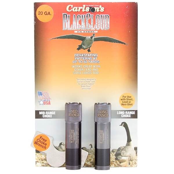 CARLSON’S Choke Tubes 20 Gauge for Remington | Titanium-Coated Steel | Black Cloud Waterfowl Choke Tube | Made in USA